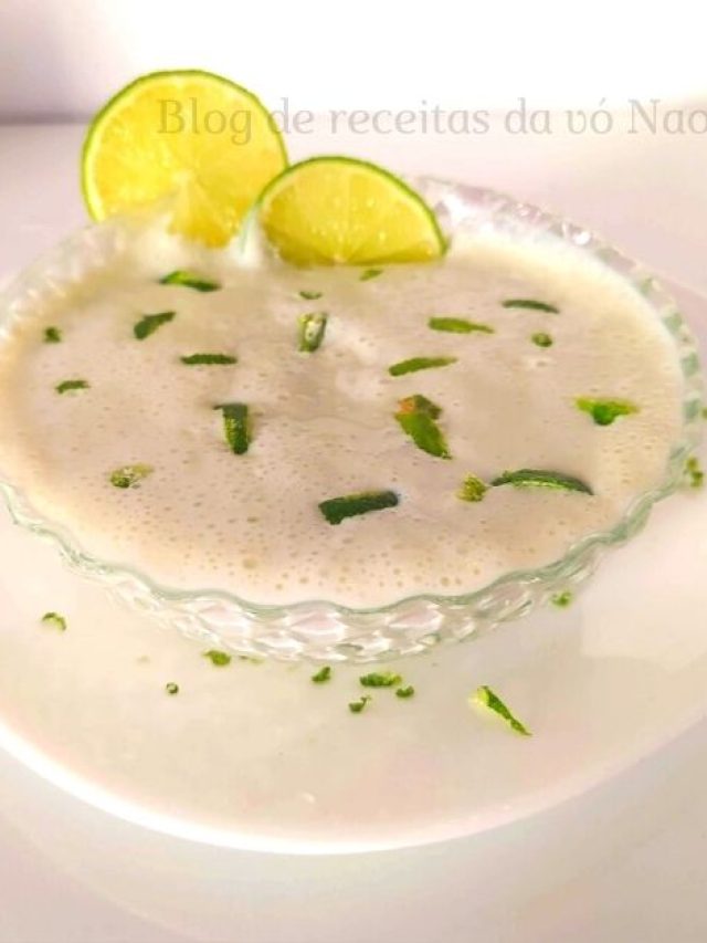 Naoca trouxe um especial mousse de limão para diabéticos, uma sobremesa saudável, ideal para você...