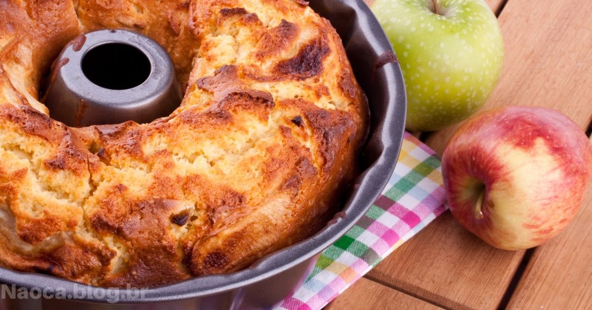 Bolos: Bolo de Maçã Simples