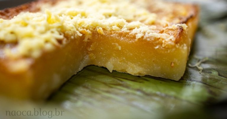 Receita de Bolo de Mandioca Ralada