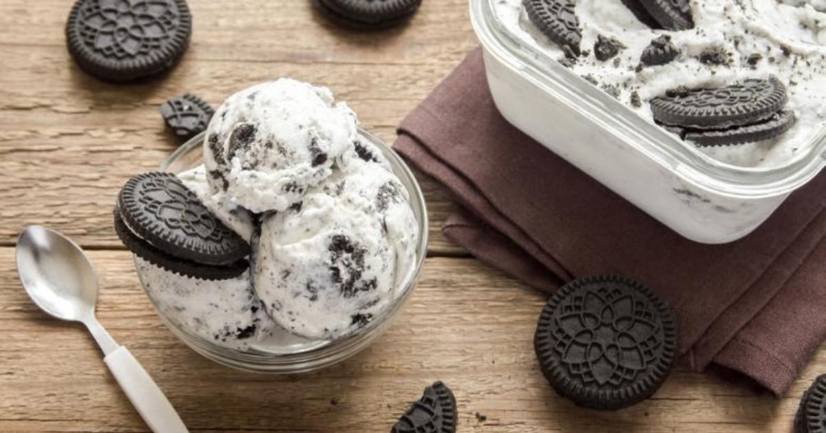 Sorvete de Oreo