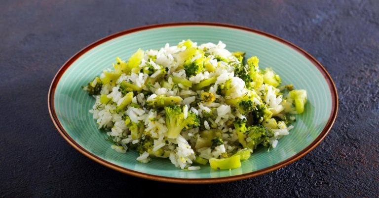 Receita de Arroz com Brócolis