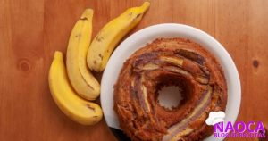 receita de bolo de banana na airfryer