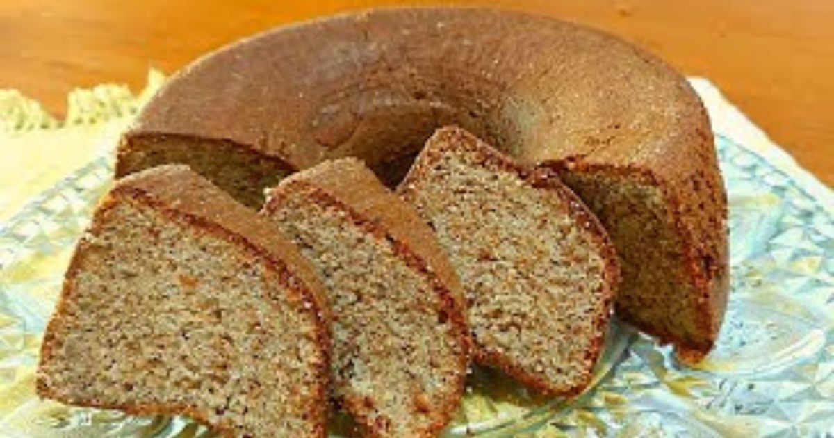 Bolo de Banana com Canela