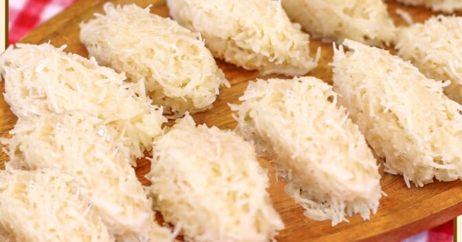 Doces: Cocada de Leite Condensado Muito Cremoso