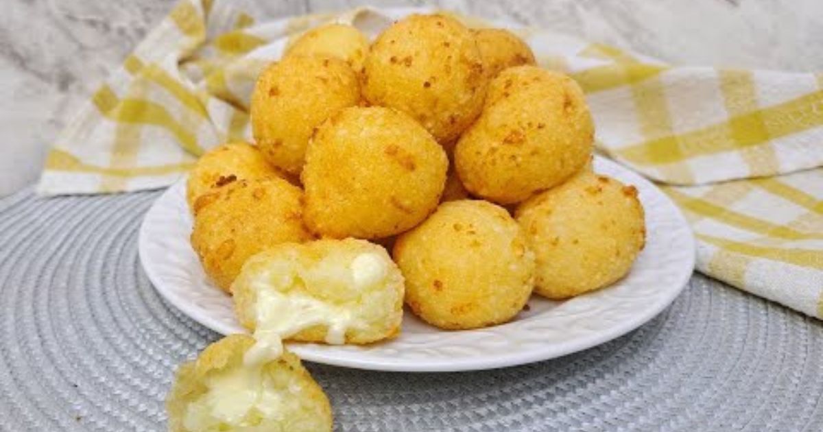 bolinhas de tapioca com queijo