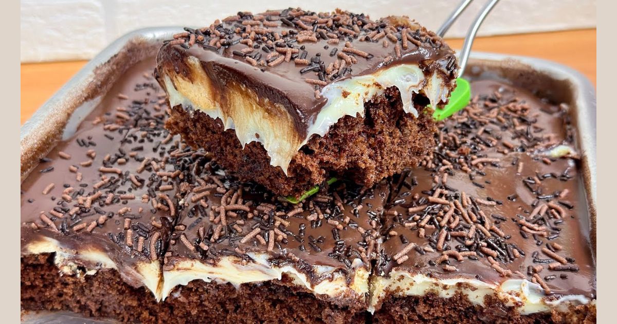 Bolo Gelado Diferenciado com Cobertura de Pavê e Finalização de Ganache