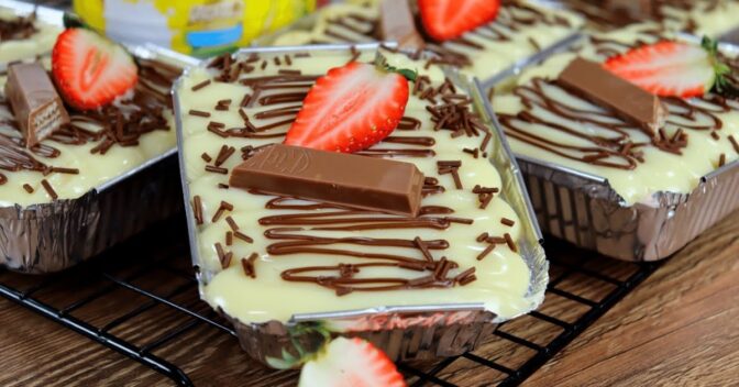 Sobremesas: Comemore o Dia dos Namorados com Essa Receita de Bolo Gelado de Leite Ninho na Marmita