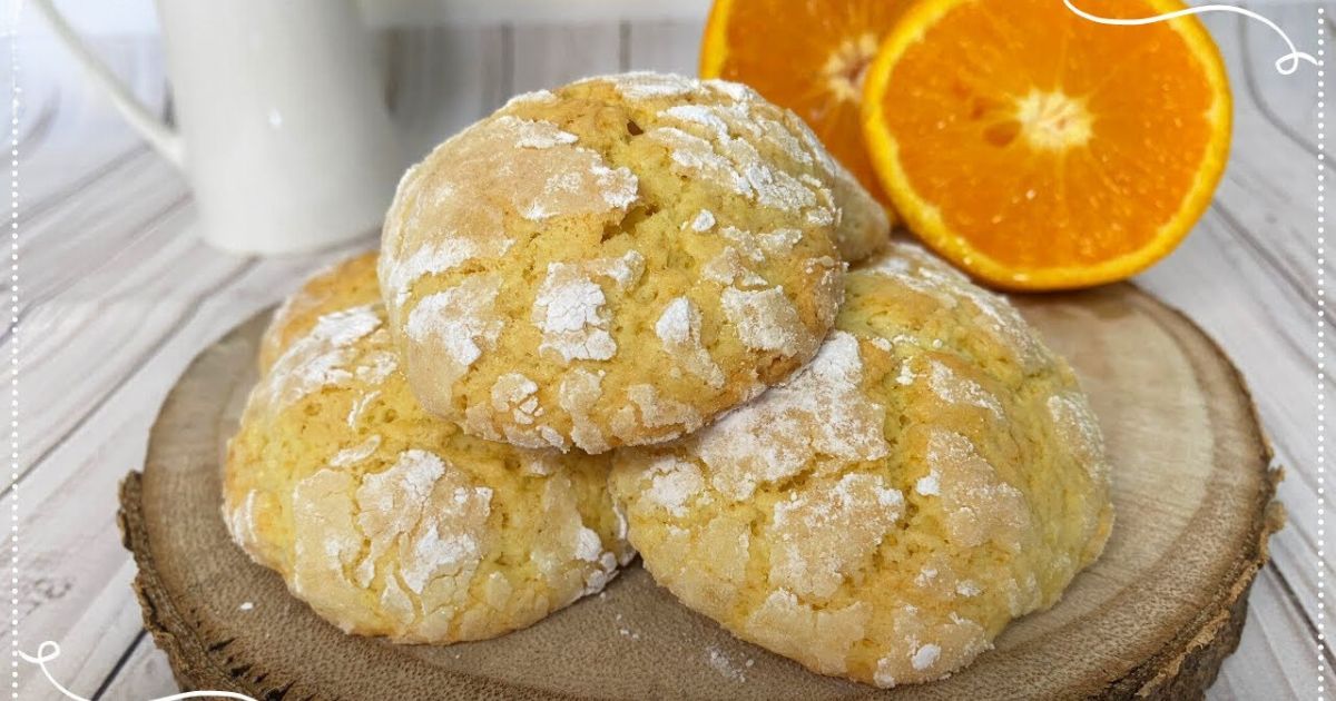 Cookies de laranja