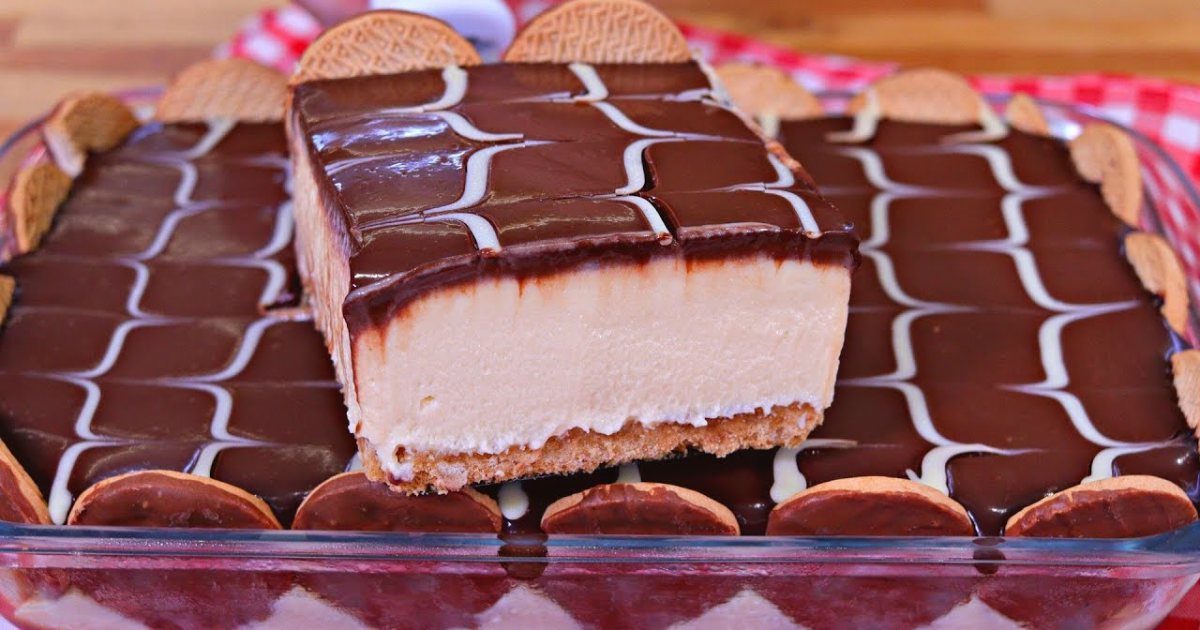 Torta Holandesa Na Travessa Sem Gelatina