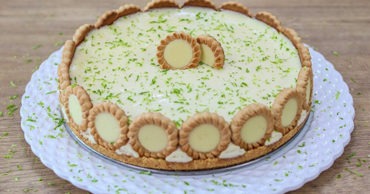 Torta de Limão com Tortinhas Simples e Fácil