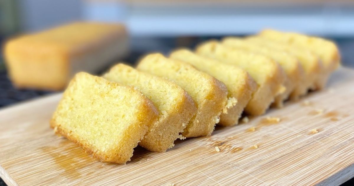 Receita de Bolo de Manteiga Low Carb Fácil de Fazer para Café da Manhã ou da Tarde
