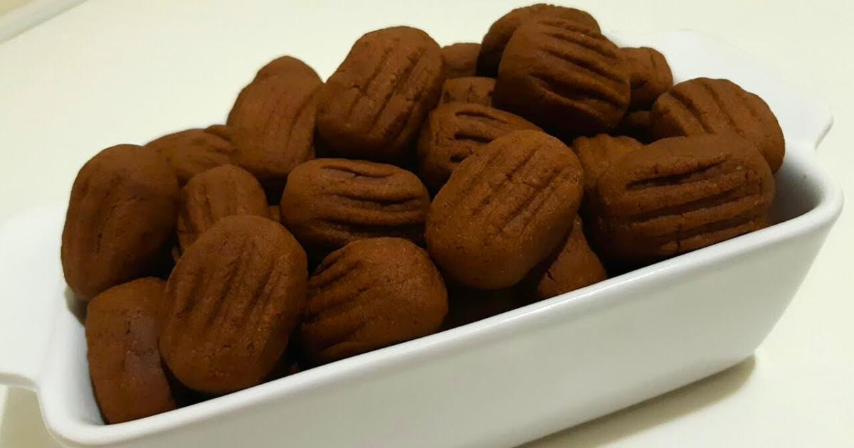 Biscoito Amanteigado de Chocolate Perfeito para Lanchinho