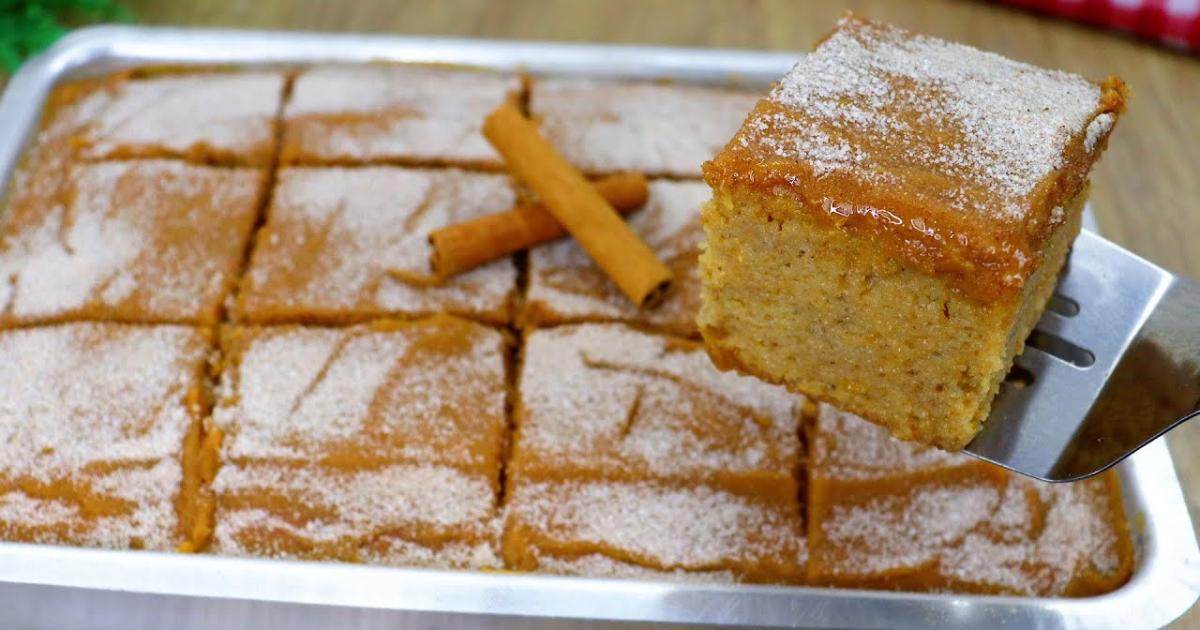 Bolo Gelado de Churros Delicioso Bem Fofinho e Molhadinho O Bolo Gelado de Churros Delicioso...