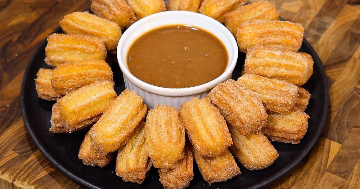 Mini Churros Caseiros Super Crocantes Por Fora e Macio Por Dentro