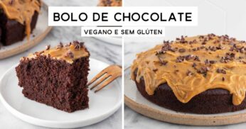 O Melhor Bolo de Chocolate Vegano Sem Glúten: Fácil, Rápido e Delicioso!