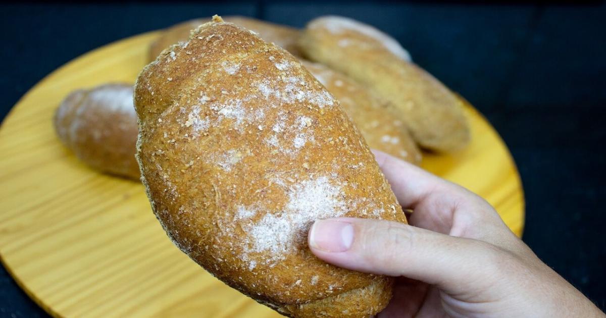 pão integral com levain