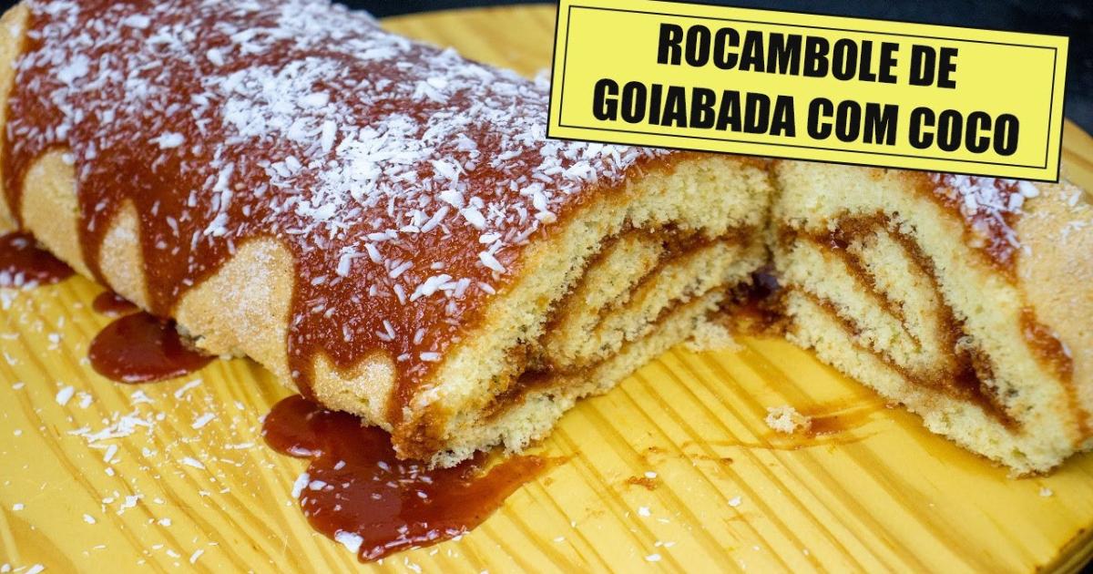Delicioso Rocambole de Goiabada com Coco: Aprenda a Fazer e Surpreenda a Todos