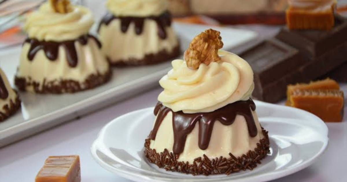 Cheesecake de Caramelo e Chocolate