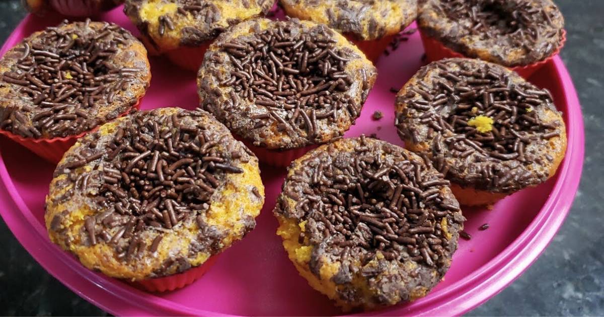 Cupcakes de Cenoura com Brigadeiro