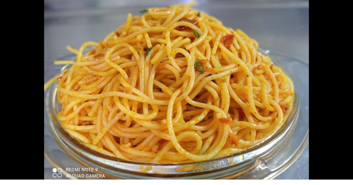 Macarrão com Molho de Tomate Seco