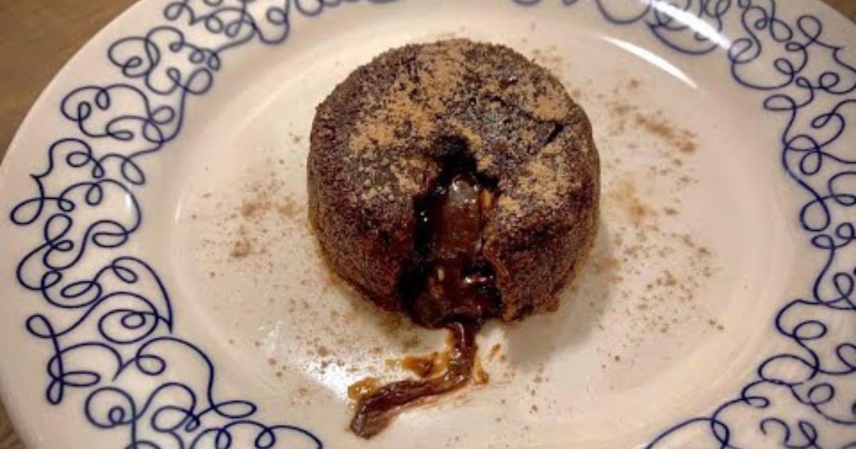 Petit Gateau na Airfryer