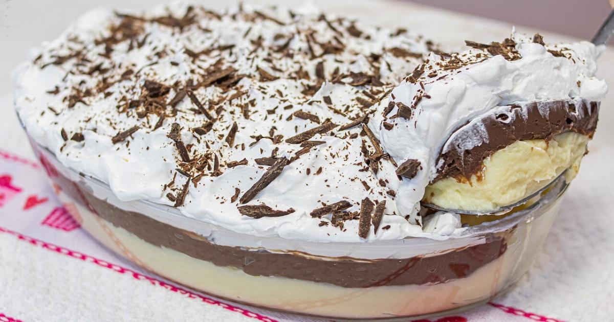 Sobremesa Marido Gelado Na Travessa Super Delicioso Para Você Fazer No Dia dos Pais A...