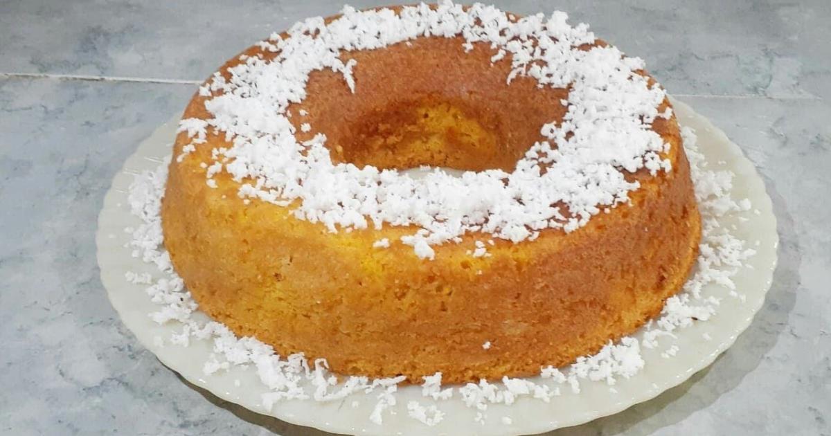 bolo de abóbora com coco