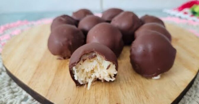 Doces: Trufa de Coco! Com Apenas 3 Ingredientes, Aprenda a Fazer essa Delícia para Comemorações Especiais.