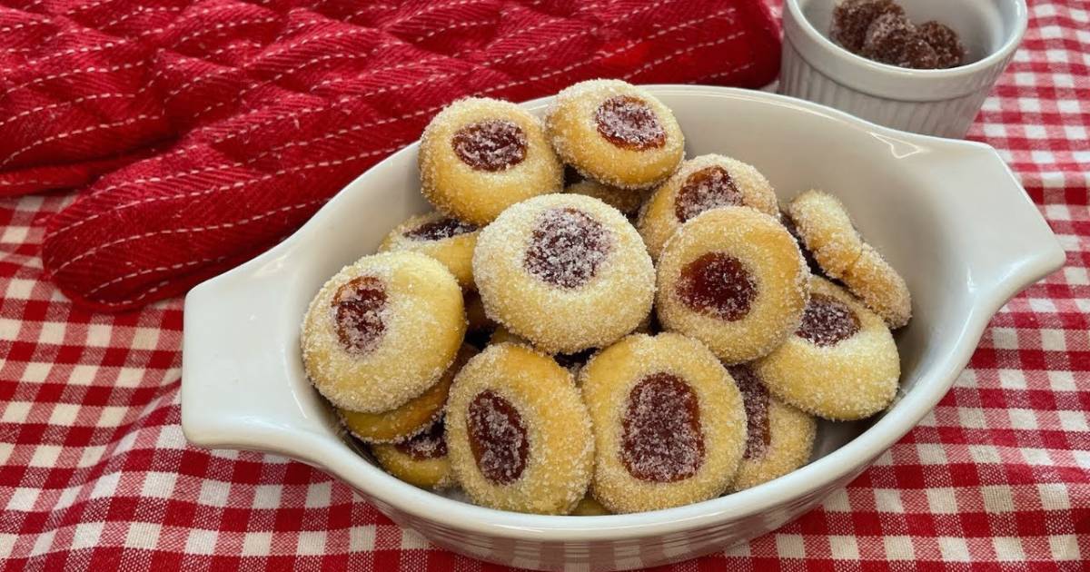 Biscoito Amanteigado com Goiabada