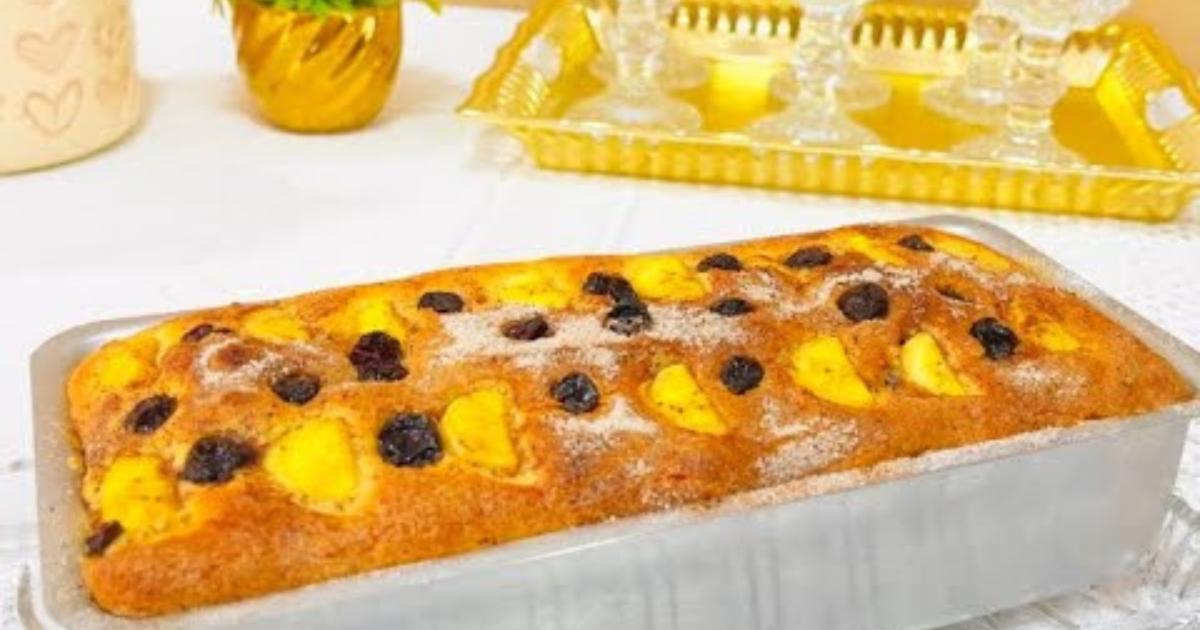 Bolo de Banana Super Delicioso Que Derrete Na Boca