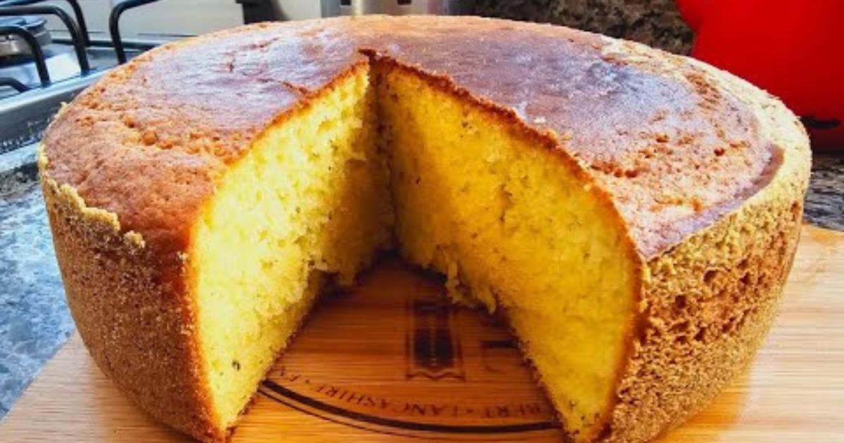 Bolo de Fubá Fofinho e Delicioso