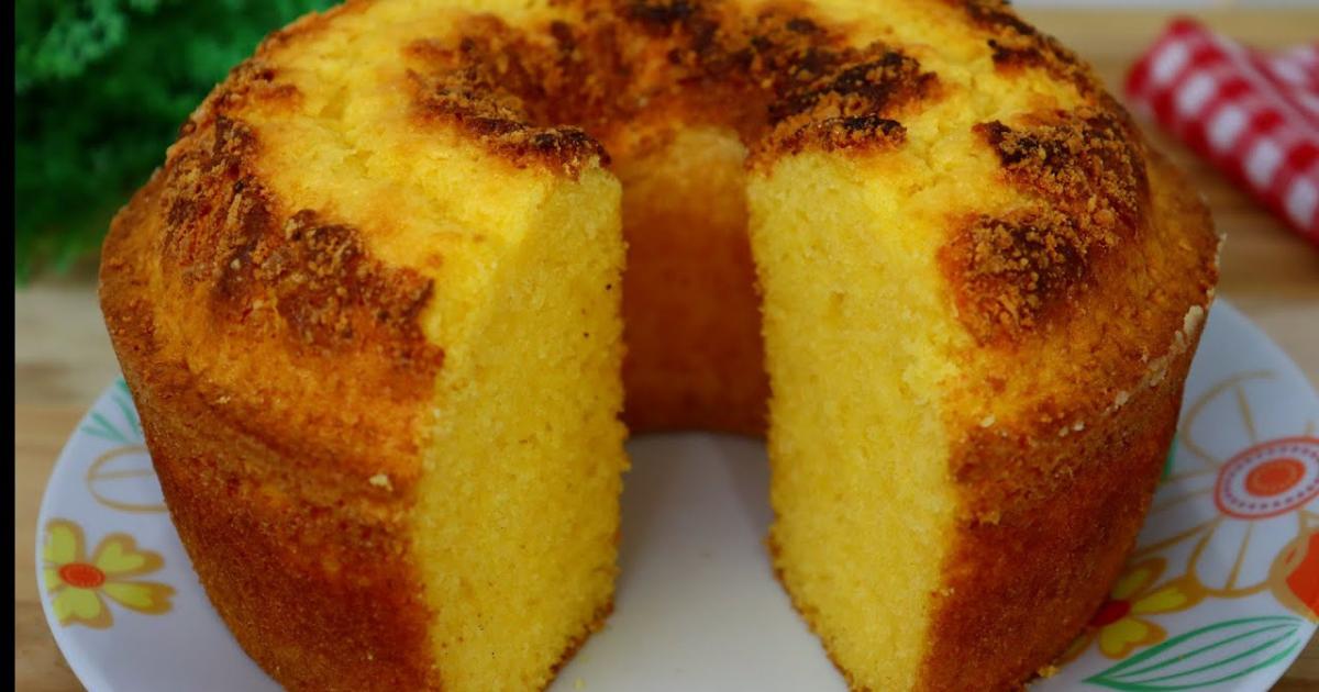 Bolo de Fubá Fofinho e Delicioso