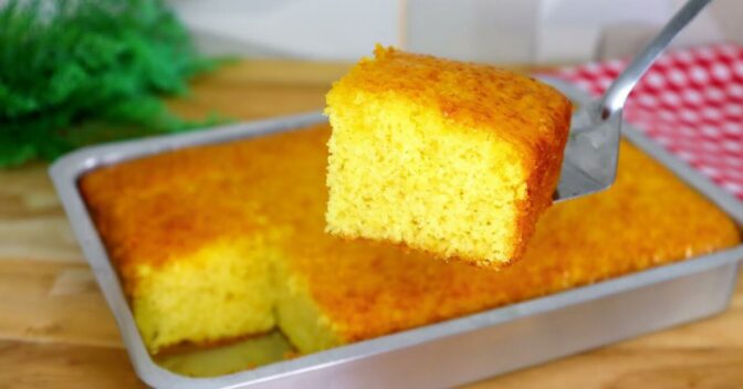 Bolos: Bolo de Laranja Super Fofinho e Molhadinho