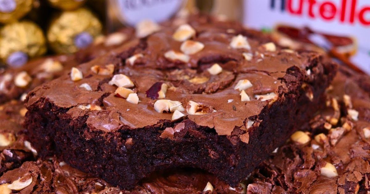 Brownie Com a Casquinha Super Crocante e Molhadinho Por Dentro