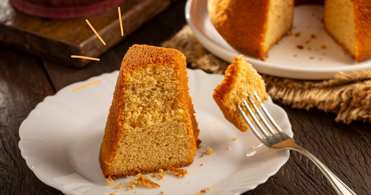 Bolo de Fubá com Margarina de Liquidificador