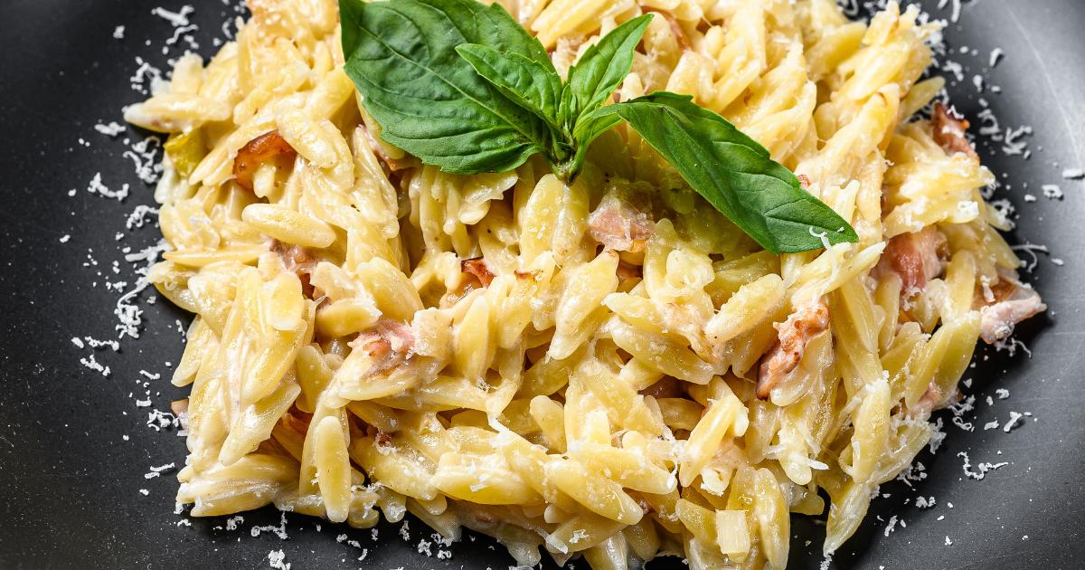 Risoni Barilla Cremoso com Molho de Queijo