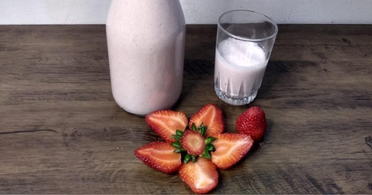 Vitamina de Leite com Morango e Aveia: O Segredo da Bebida Cremosa que Todos Amam!