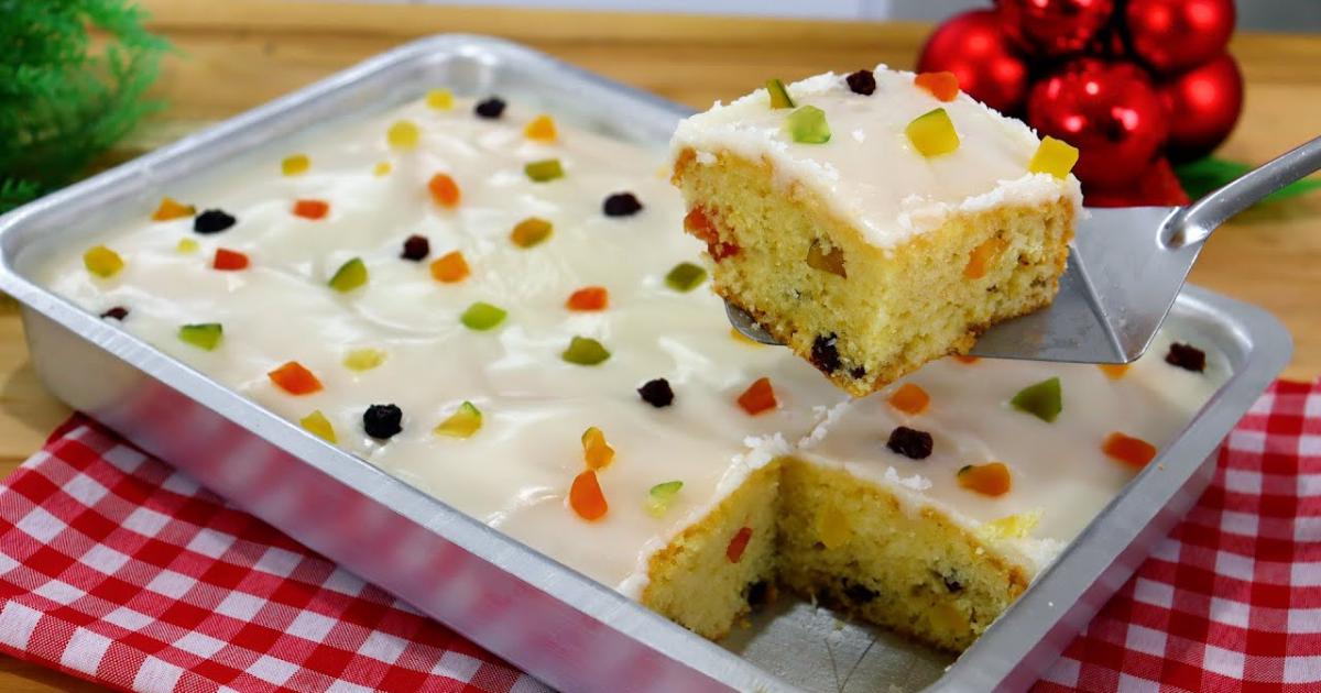 Bolo Natalino Fofo e Delicioso