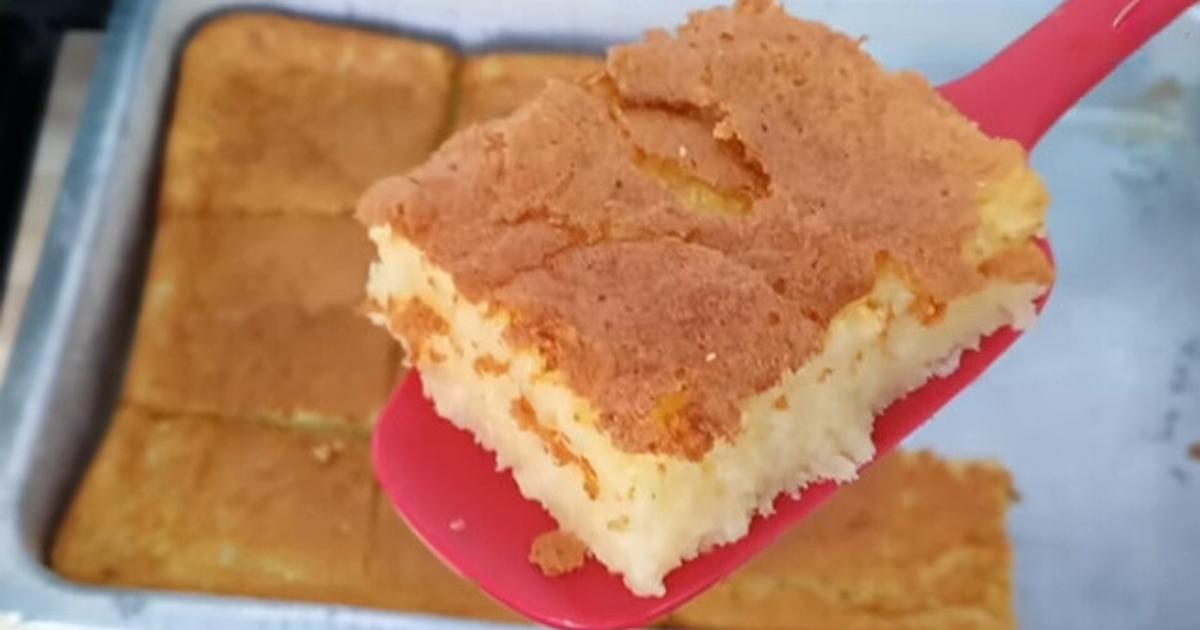 Receita de bolo cremoso de tapioca fácil, deliciosa e perfeita para o café da tarde....