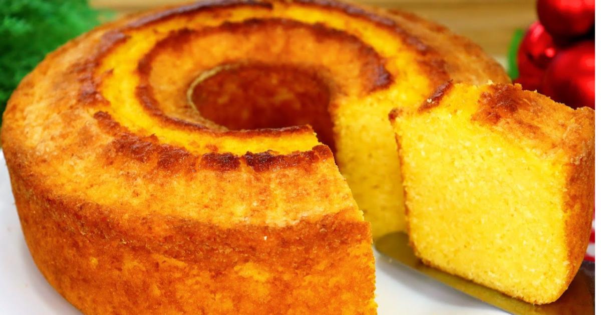 Bolo de fubá cozido, fofinho, saboroso, fácil de fazer, ideal para café e ocasiões especiais....