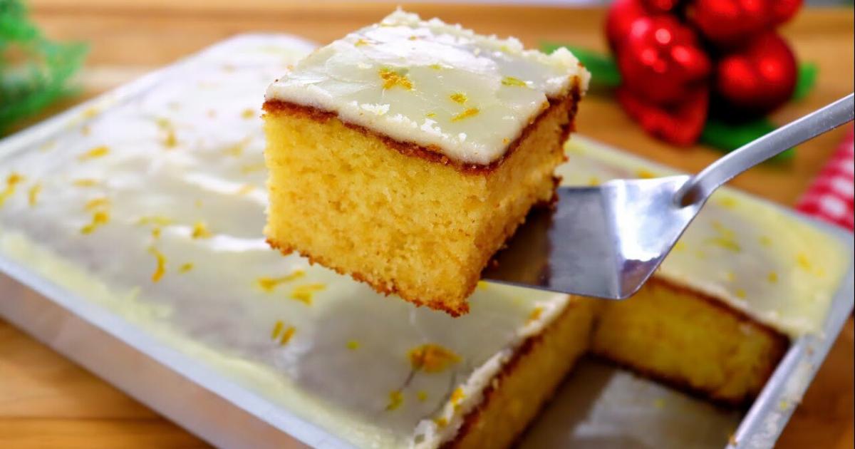 Bolo de laranja fofinho com cobertura caseira simples, deliciosa e perfeita para qualquer ocasião!...