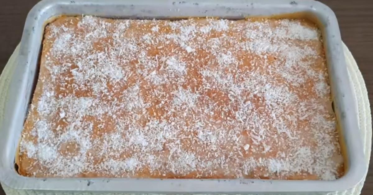 Receita de bolo de tapioca fofinho e molhadinho, simples de fazer e sem farinha de...