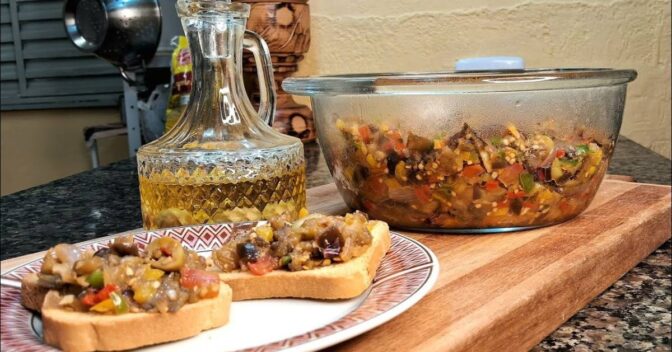 Especiais: Caponata de Berinjela Receita para Antipasto