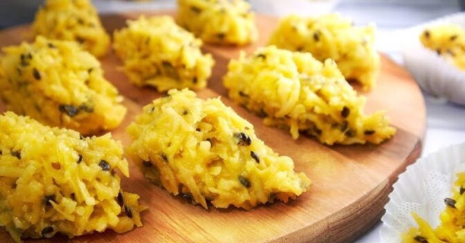 Doces: Cocada de Maracujá Caseira