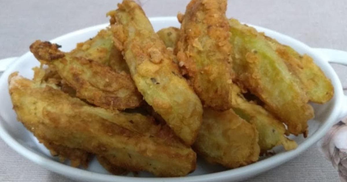 Receita fácil de croquete de chuchu empanado, crocante e versátil para qualquer refeição....