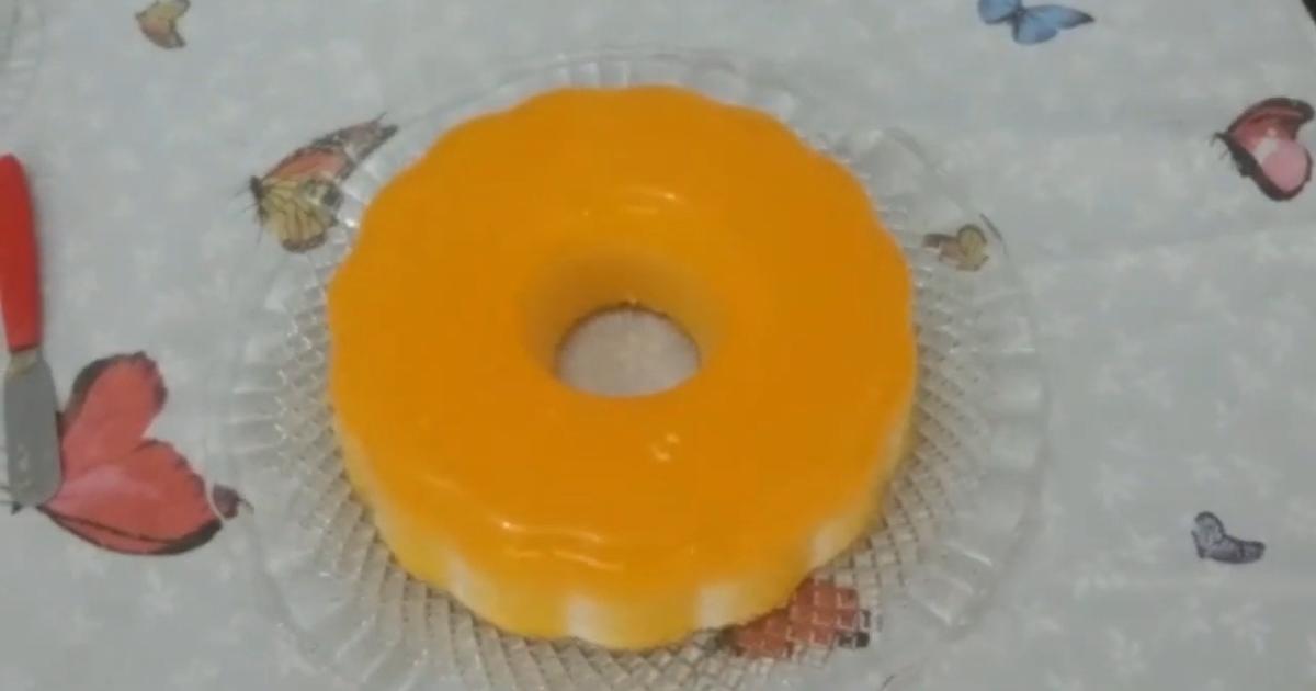 Receita de gelatina recheada deliciosa, fácil e perfeita para festas....
