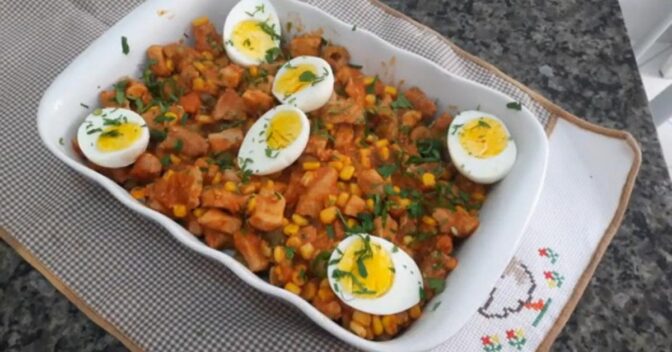 Carnes: Lombo com Milho Prático e Saboroso: Um Almoço Simples e Incrível!