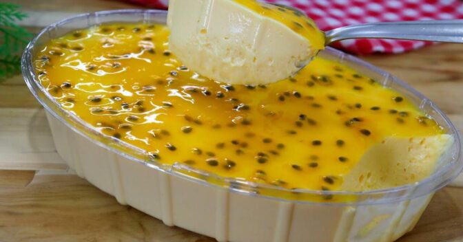 Sobremesas: Mousse de Maracujá Sem Gelatina