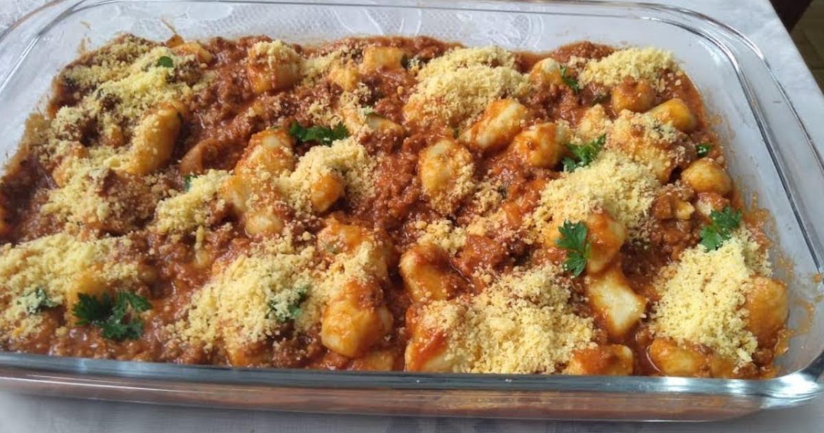 Você Nunca Comeu um Nhoque de Batata Doce com Carne Moída Tão Gostoso – Aprenda Agora!