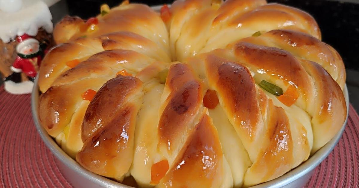 Pão de Natal Macio e Fofinho